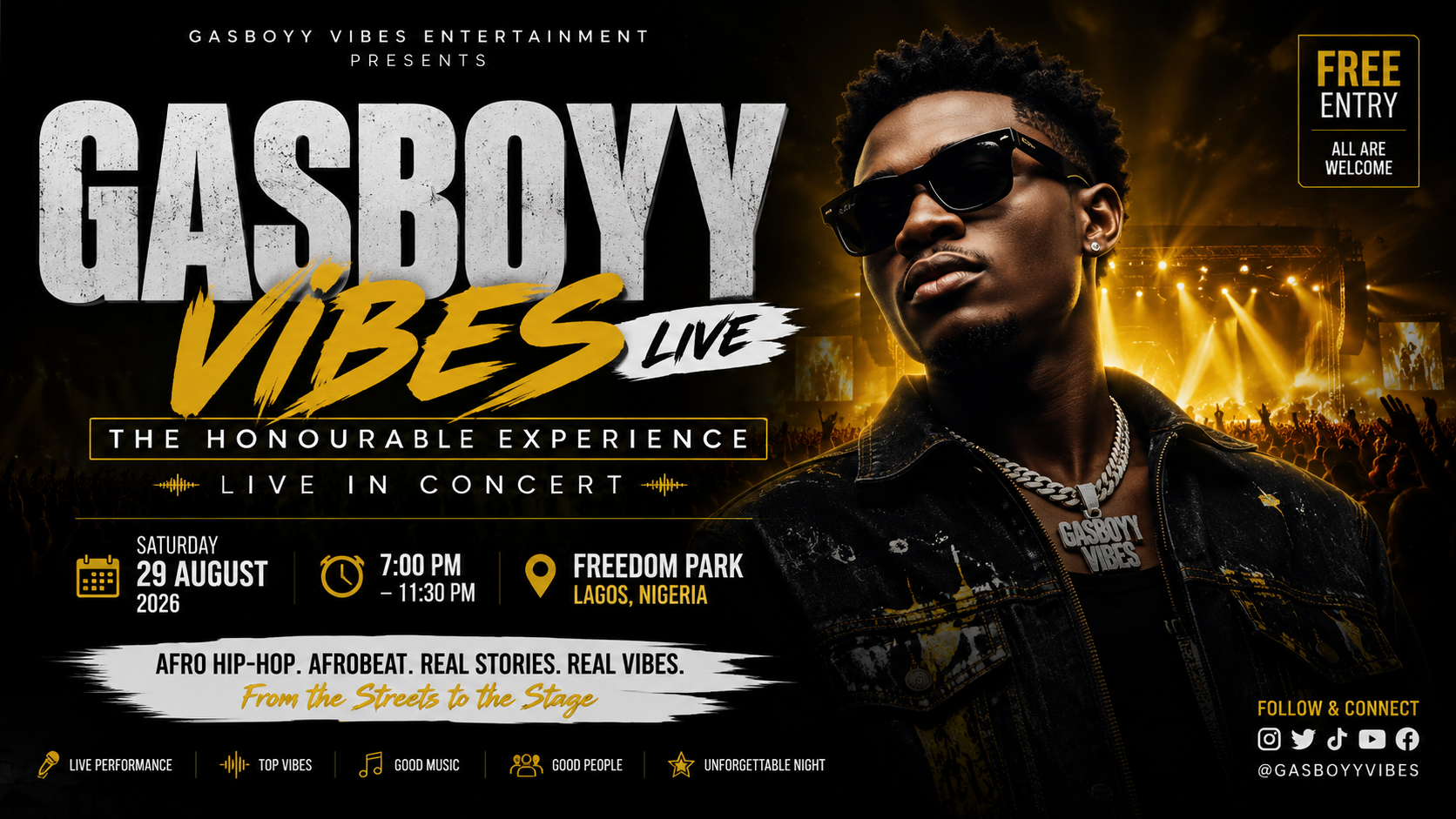 Gasboyy Vibes Live in Concert – The Honourable Experience