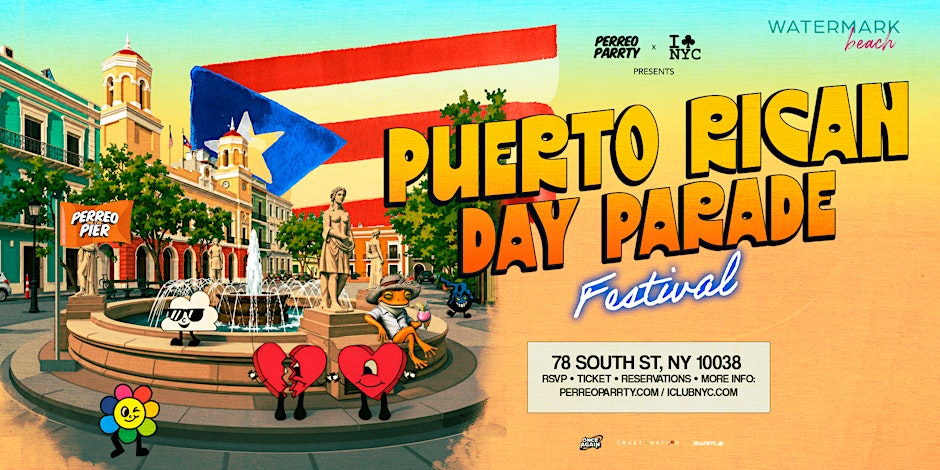 06/14 PUERTO RICAN DAY PARADE AFTER PARTY @ PIER 15 SUNDAY Flyer