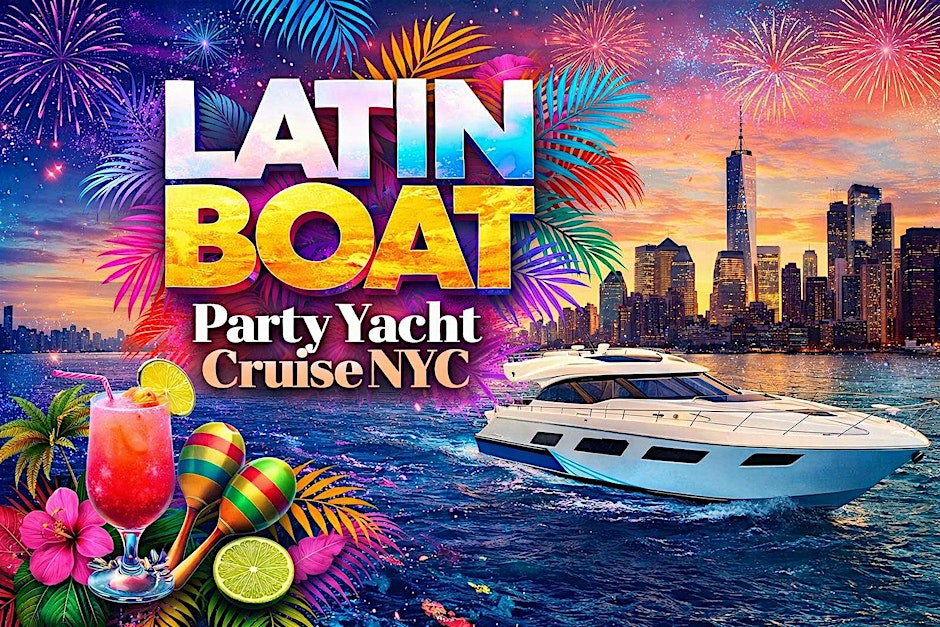 #1 LATIN BOAT PARTY YACHT CRUISE  | NYC STATUE OF LIBERTY