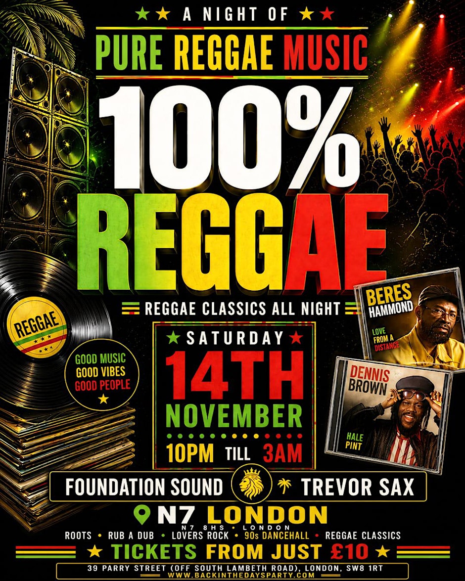 100% REGGAE PARTY