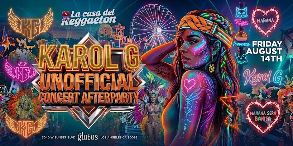 18+ FRIDAY ASIAN AUGUST 14TH KAROL G UNOFFICIAL AFTER PARTY HIP HOP | EDM