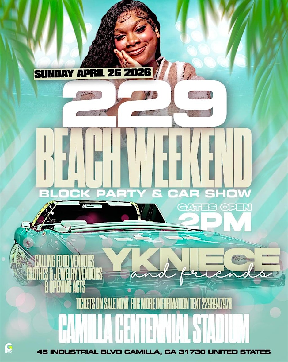 229 Beach Weekned Block Party YK NIECE Performing Live
