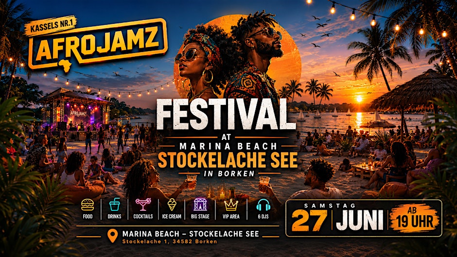 27.06. AFROJAMZ FESTIVAL at Marina Beach am STOCKELACHE SEE