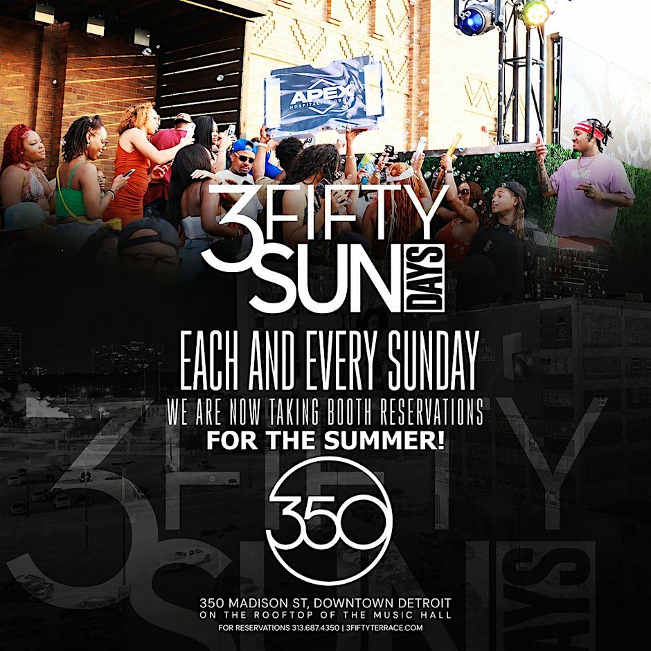 3Fifty Sundays rooftop day party