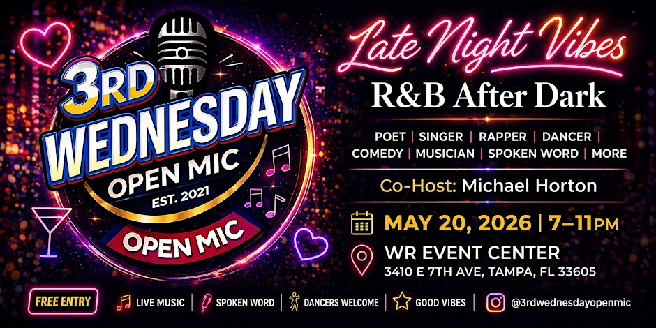 3rd Wednesday Open Mic