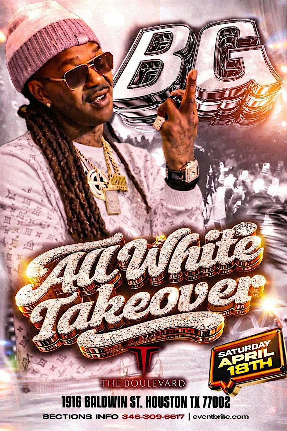 420 KICKOFF !! B.G All White Takeover