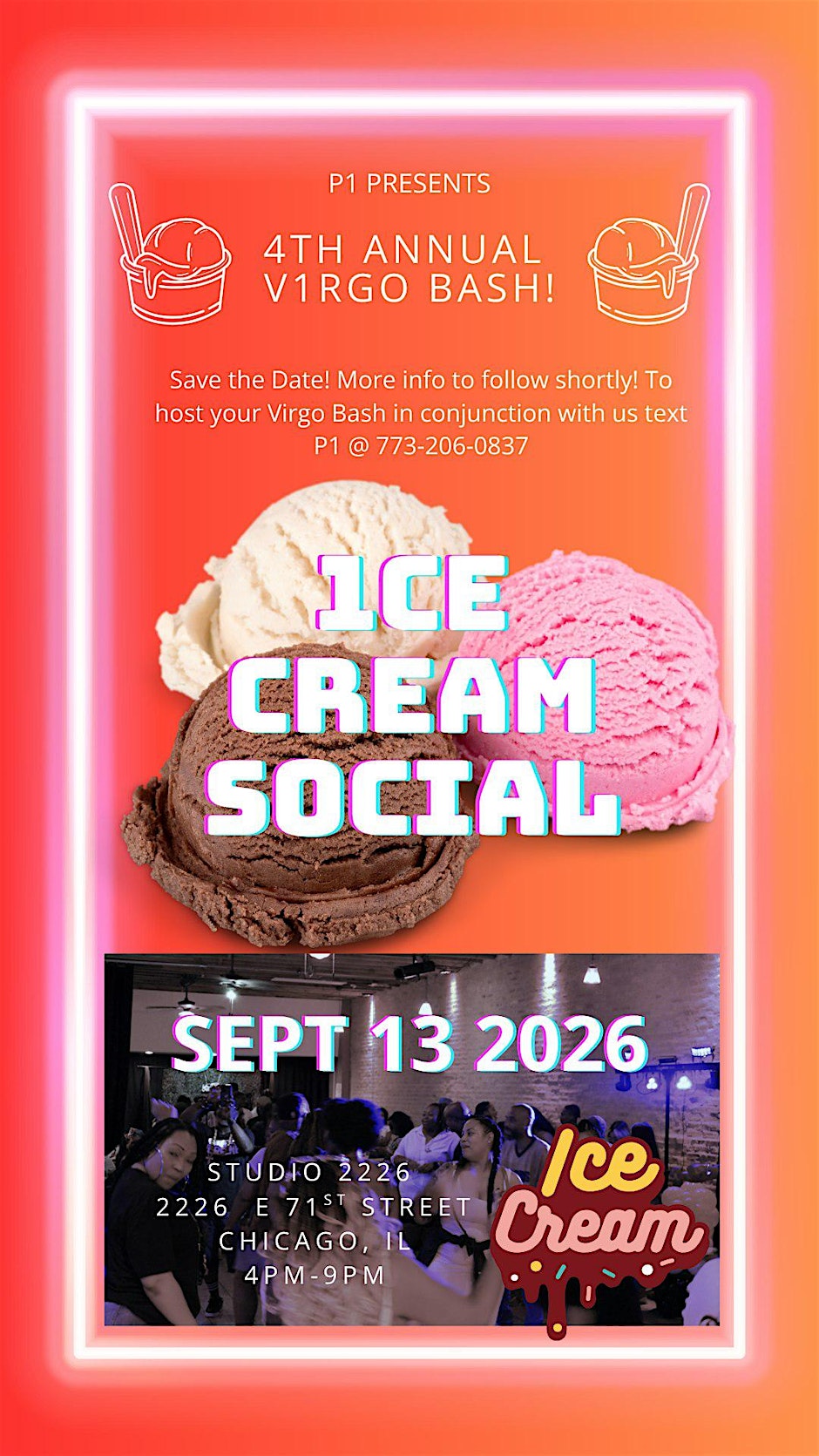 4th Annual V1rgo Bash: 1ce Cream Social (The Polka Dot Edition)