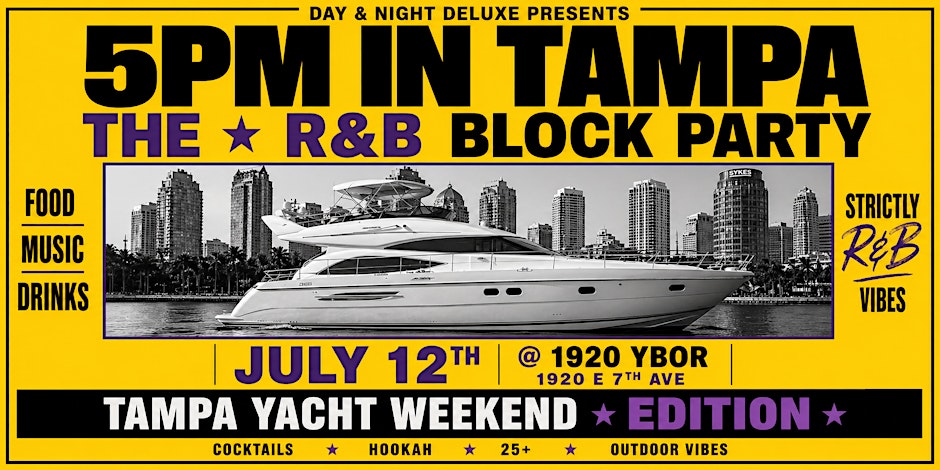 5pm In Tampa R&B Block Party
