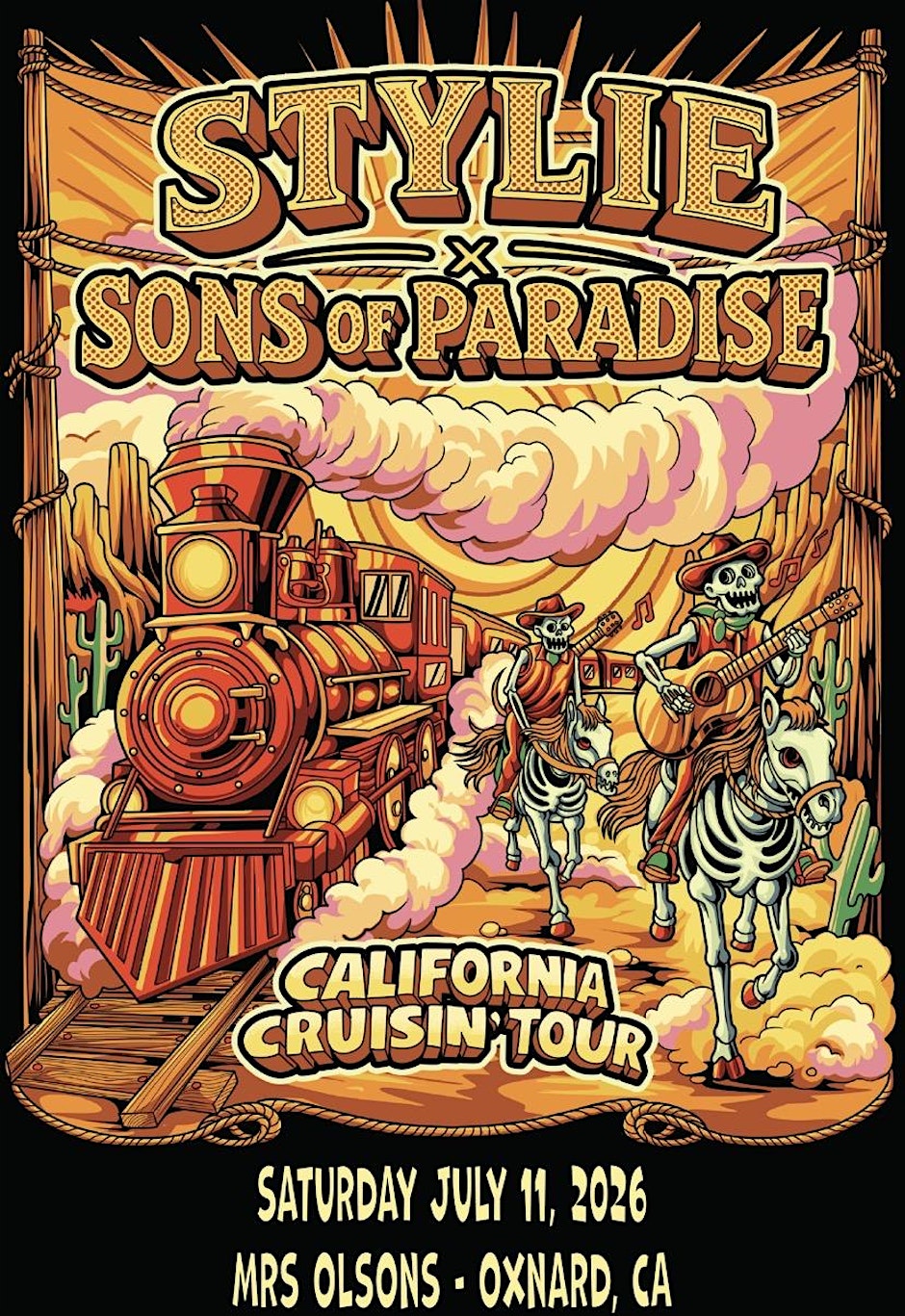 7/11-STYLIE & Sons Of Paradise +more TBA @ MRS OLSONS