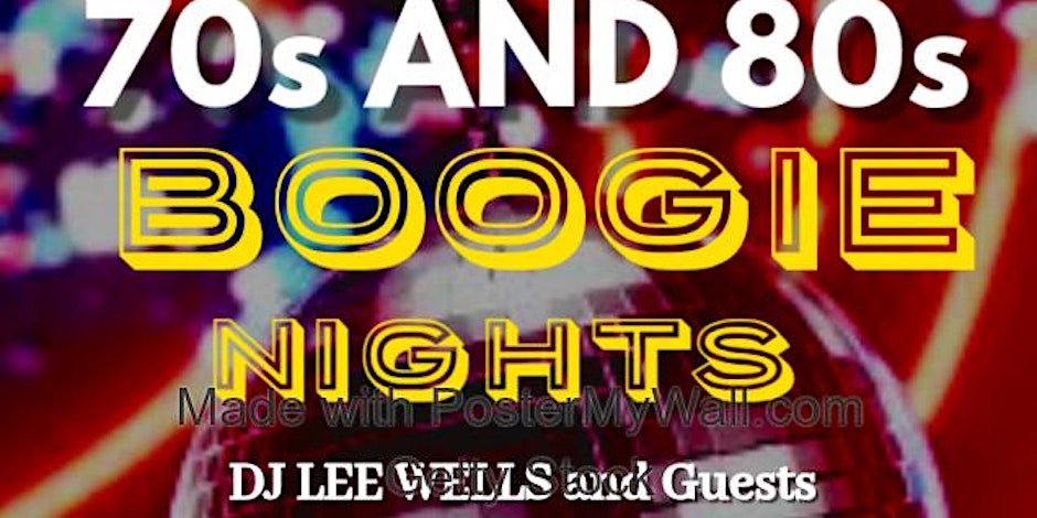 70S AND 80s BOOGIE NIGHT