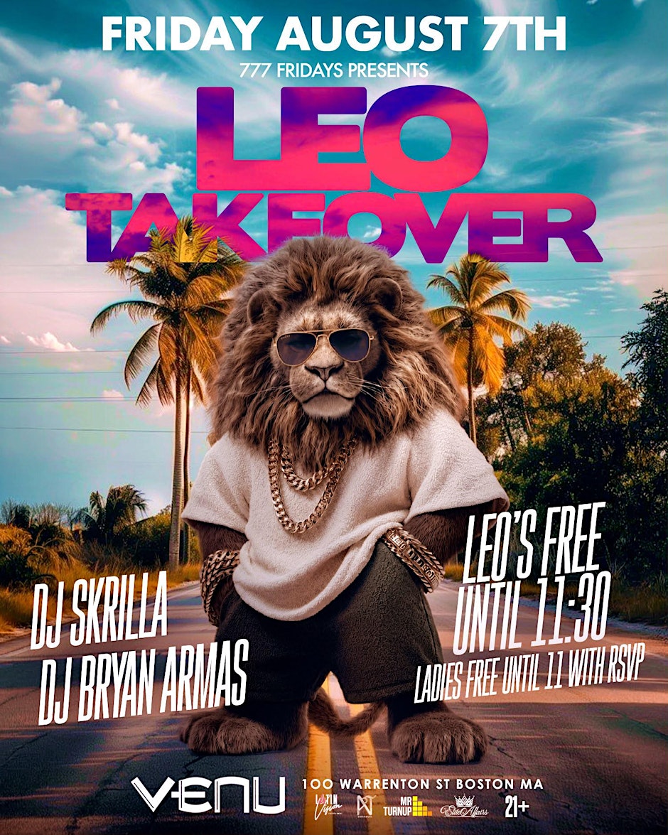 777 Fridays: LEO Takeover! (Elite Affairs)
