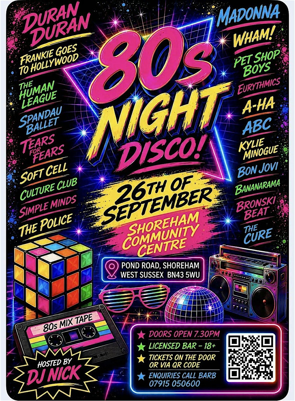 80’s night disco