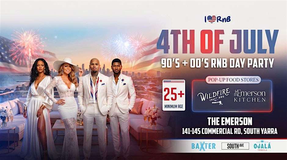90s + 2000s RNB DAY PARTY - 4TH OF JULY