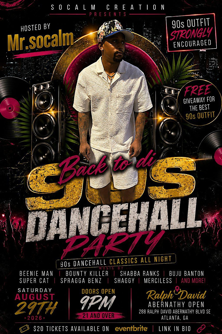 90s dancehall theme party