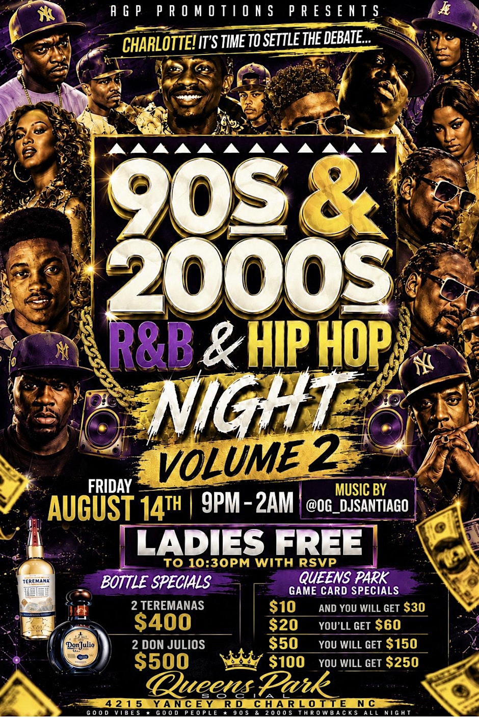 90s vs 2000s RNB vs Hip Hop volumem 2  (10pm Bowling event)