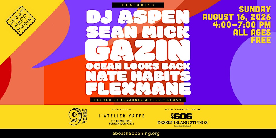 A Beat Happening - August DJ and Beats Showcase