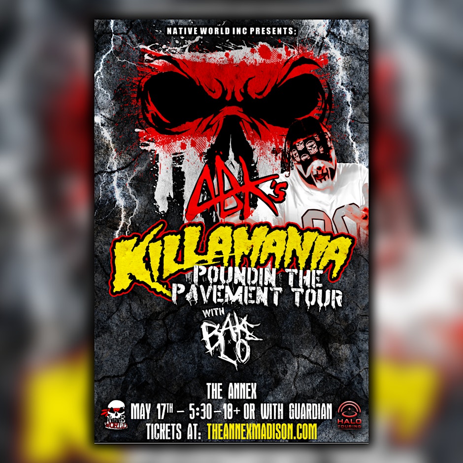 ABK's - Killamania Poundin The Pavement Tour wsg Bake Lo