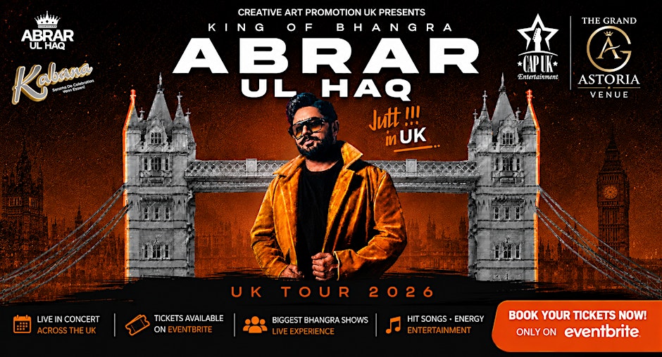 ABRAR UL HAQ (Bhangra King) LIVE IN CONCERT - Middlesbrough
