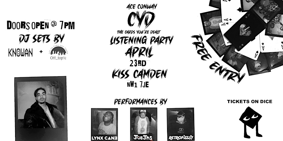 ACE C0NWAY - "CYD" Listening party