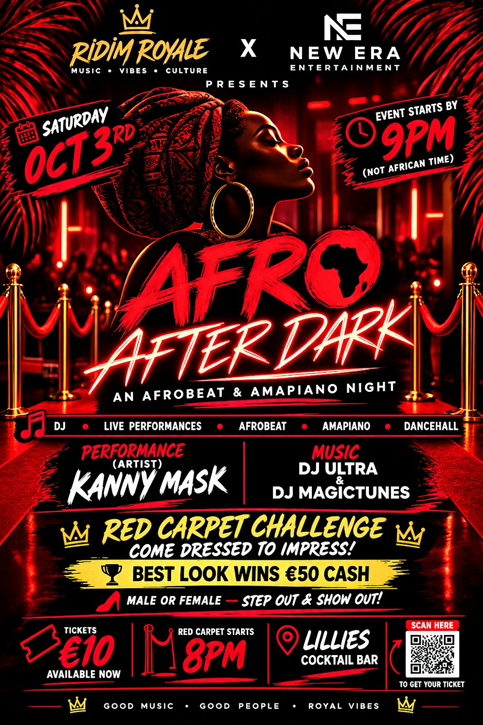afro after dark