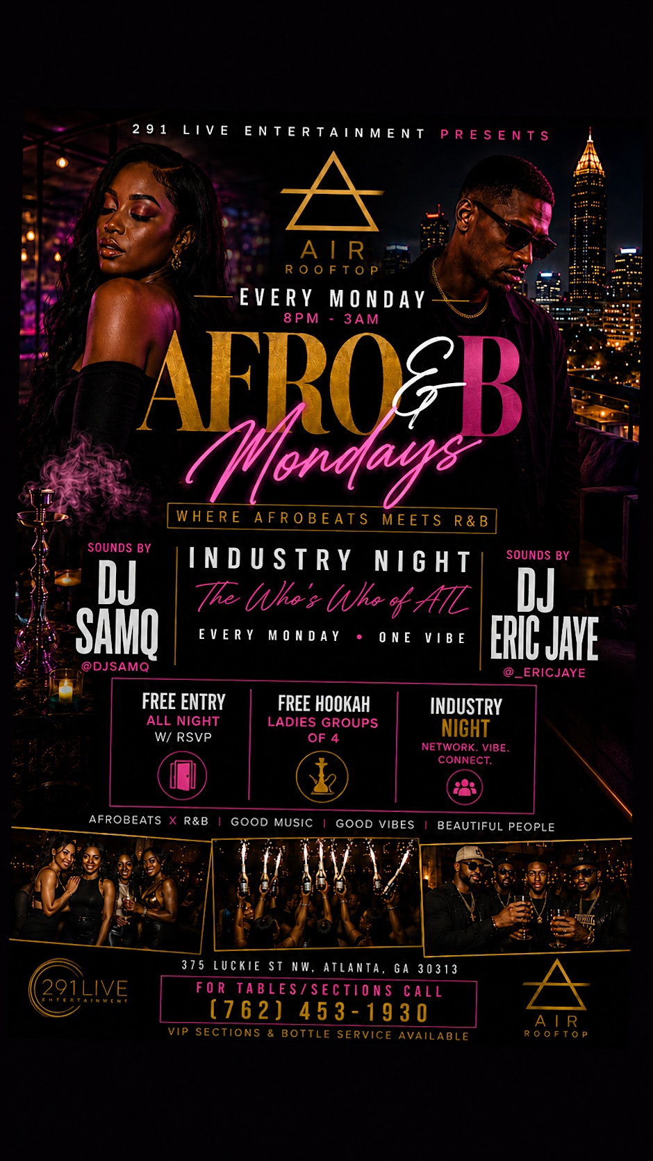 Afro & B Mondays @ Air Rooftop