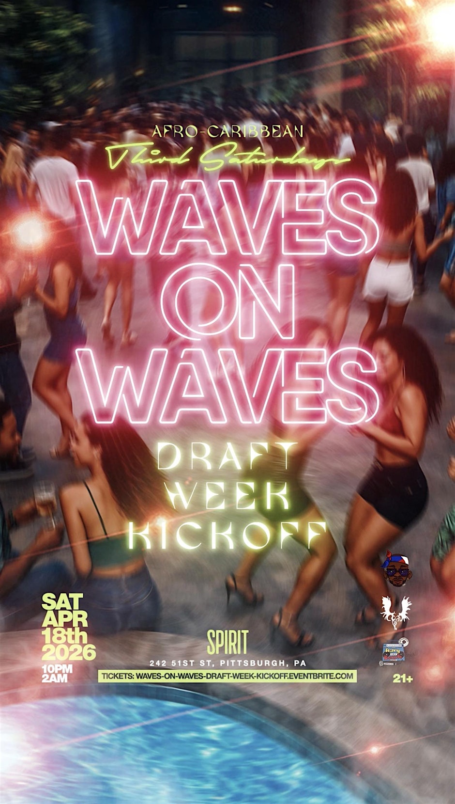 Afro-Caribbean Third Saturdays: WAVES ON WAVES — Draft Week Kickoff