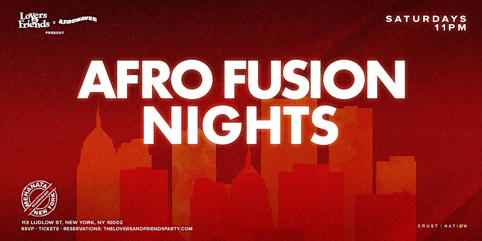 AFRO FUSION: Afrobeats Party at the Legendary Mehanata Bar NYC