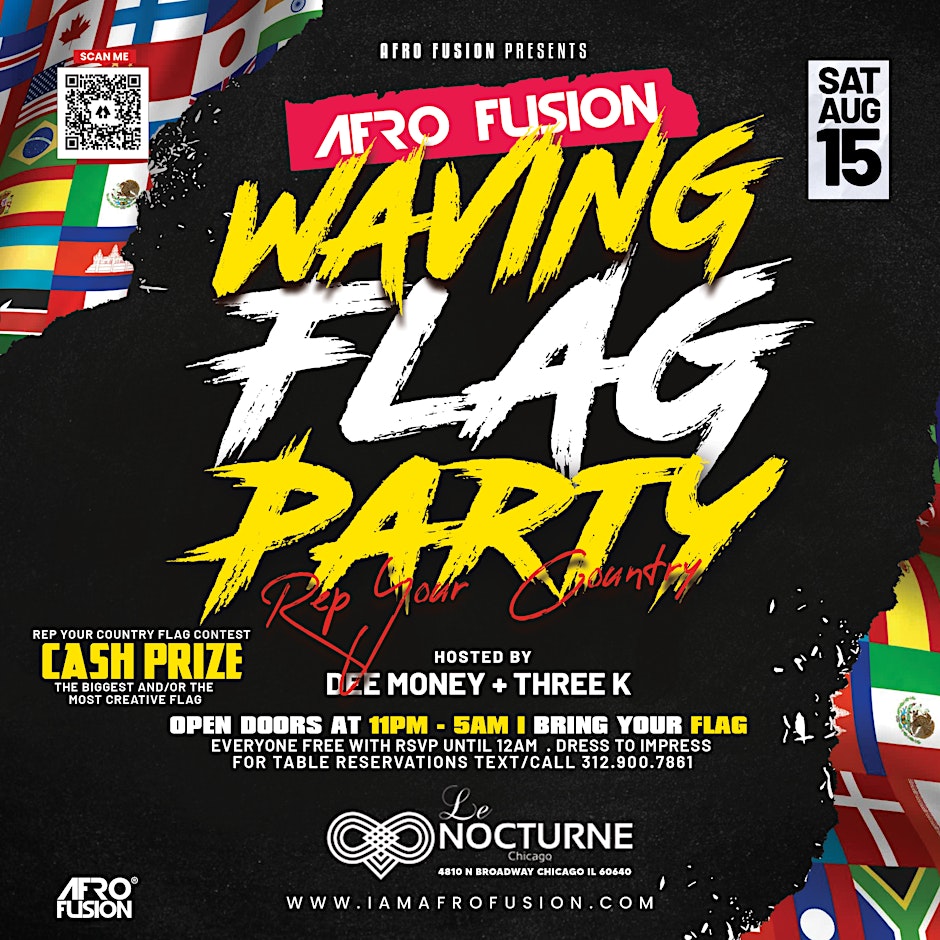 Afro Fusion Saturday : Waving Flags Party