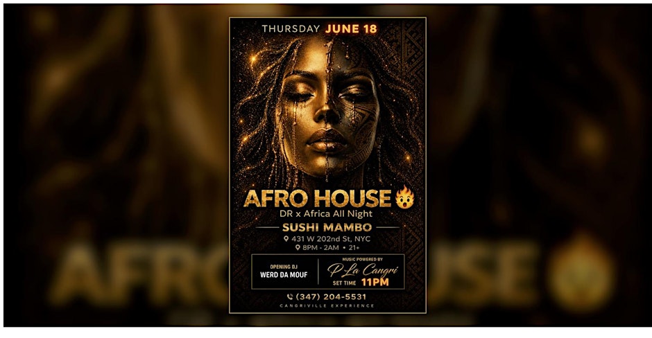 AFRO HOUSE — DR X AFRICA ALL NIGHT