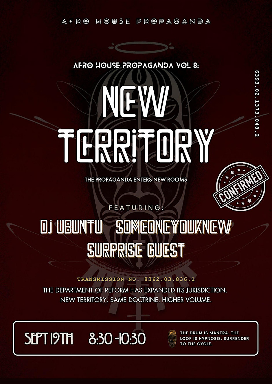 AFRO HOUSE PROPAGANDA VOL 8: NEW TERRITORY