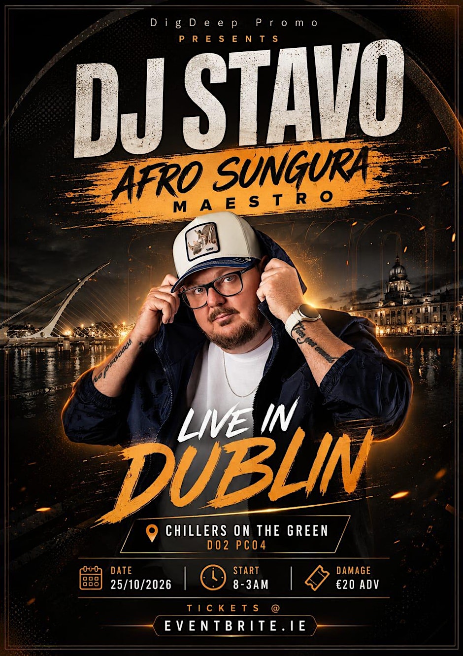 AFRO NIGHT with DJ Stavo live in Dublin