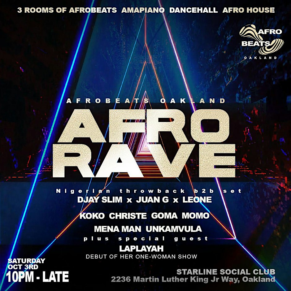 AFRO RAVE Nigerian Independence celebration! by Afrobeats Oakland