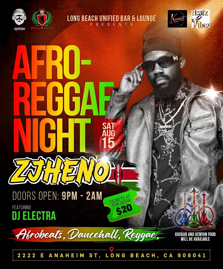Afro-Reggae Night in Long Beach.