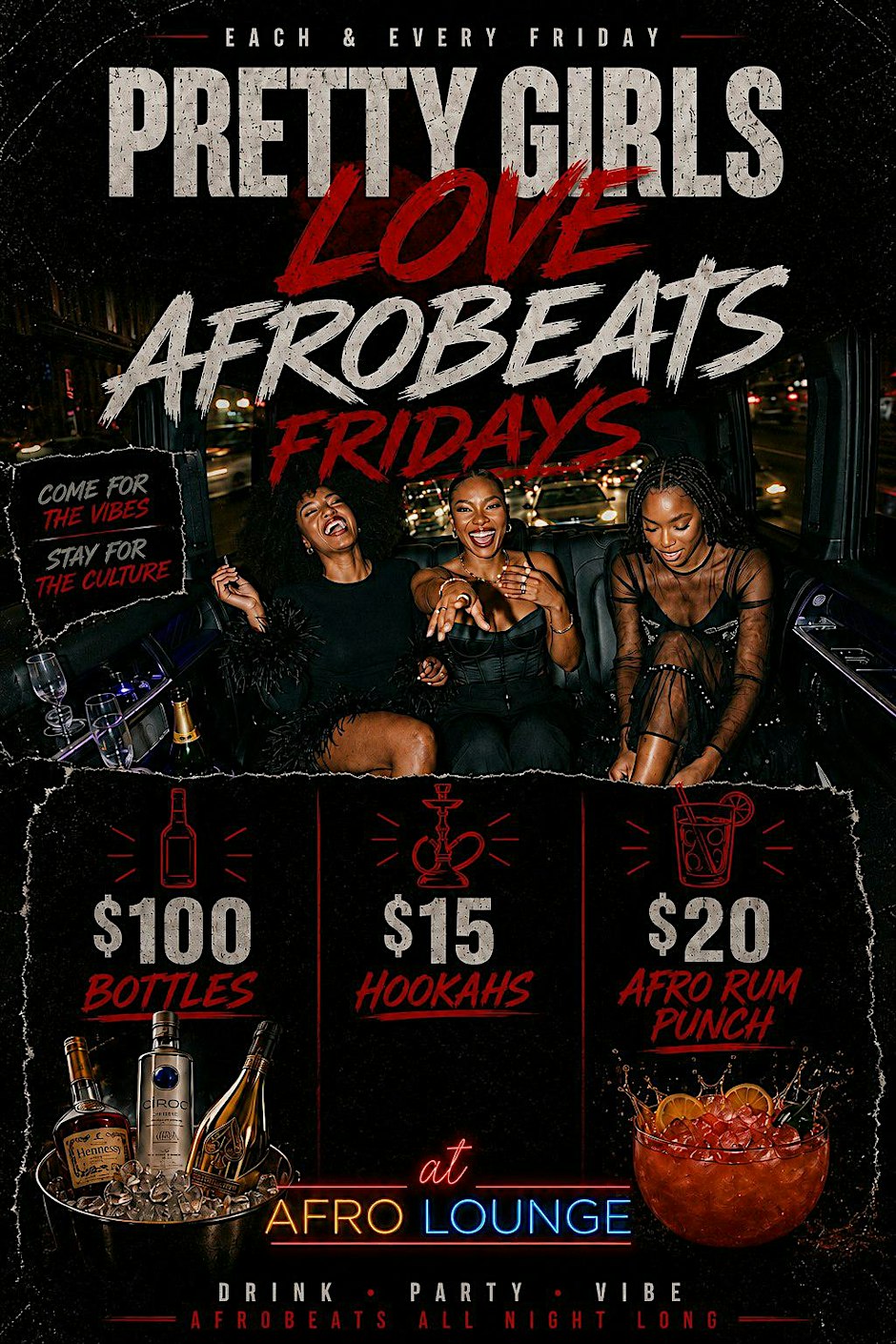 Afro Vibes Night | Pretty Girls Love Afrobeats Fridays