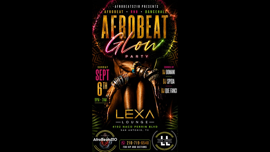Afrobeat Glow Party: SA's Labor Day Weekend Link-Up!