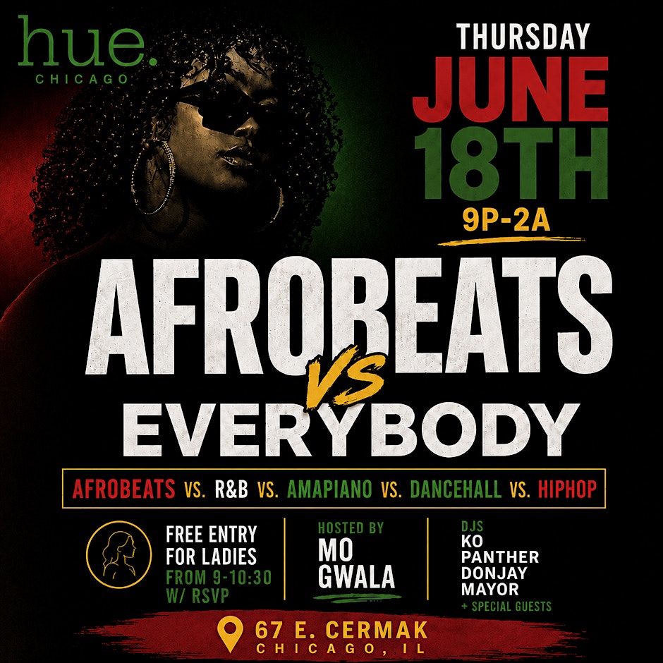 AfroBeat Thursdays : Afrobeats, Amapiano , Reggae_Dancehall, Soca ,RnB