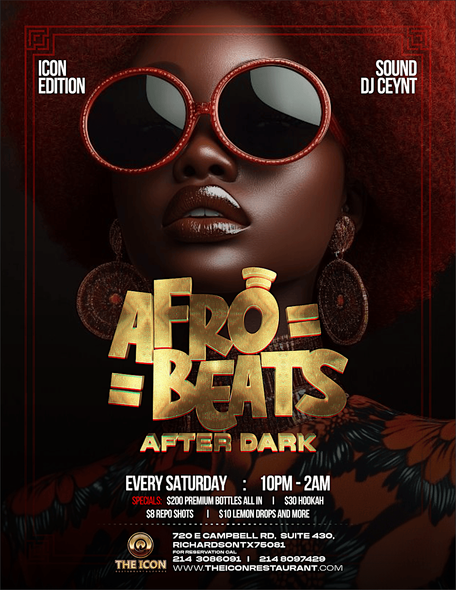 Afrobeats after dark at The Icon