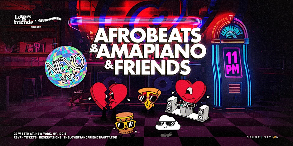 AFROBEATS & AMAPIANO: AfroWaves Party at Mehanata NYC