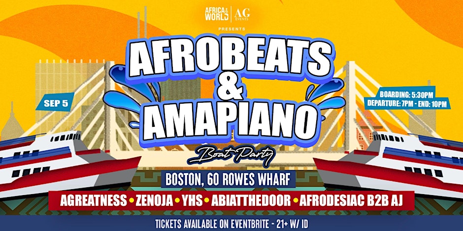 Afrobeats & Amapiano Boat Party