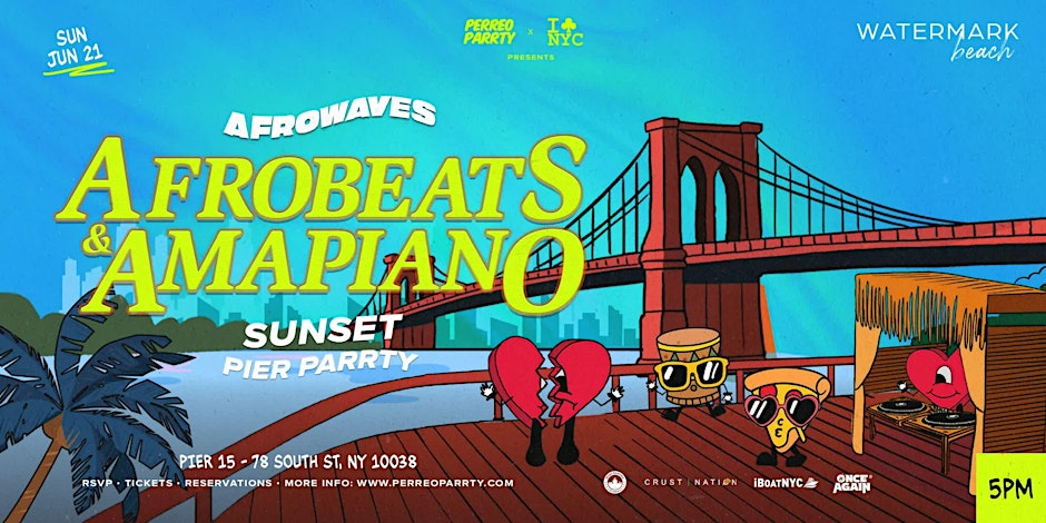 Afrobeats & Amapiano - Sunday Sunset Reggaeton Party @ Watermark