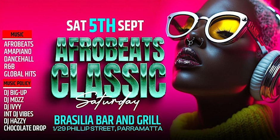 AFROBEATS CLASSIC  SATURDAY