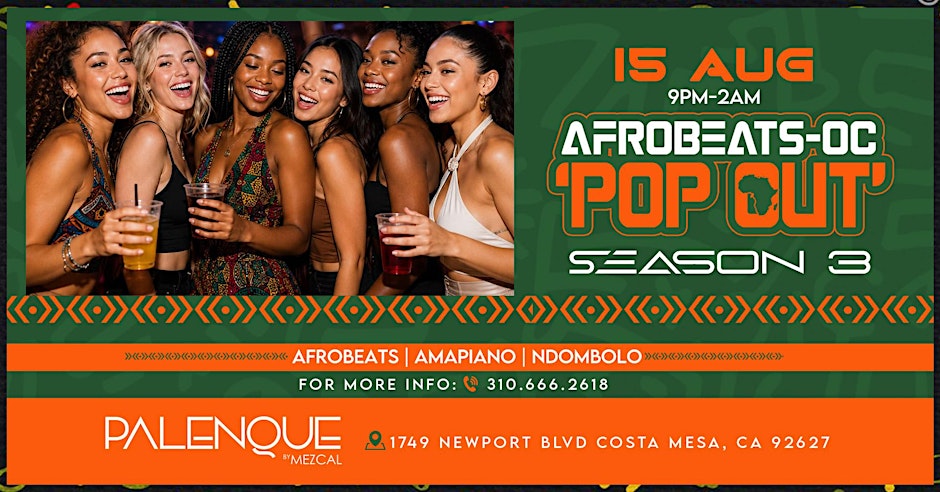 AFROBEATS-OC AUG 15TH