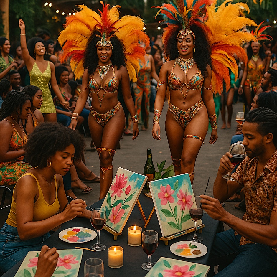 AFROBEATS, R&B SIP & PAINT PARTY 3PM  | Sat, September 19th  @DWANI FEST