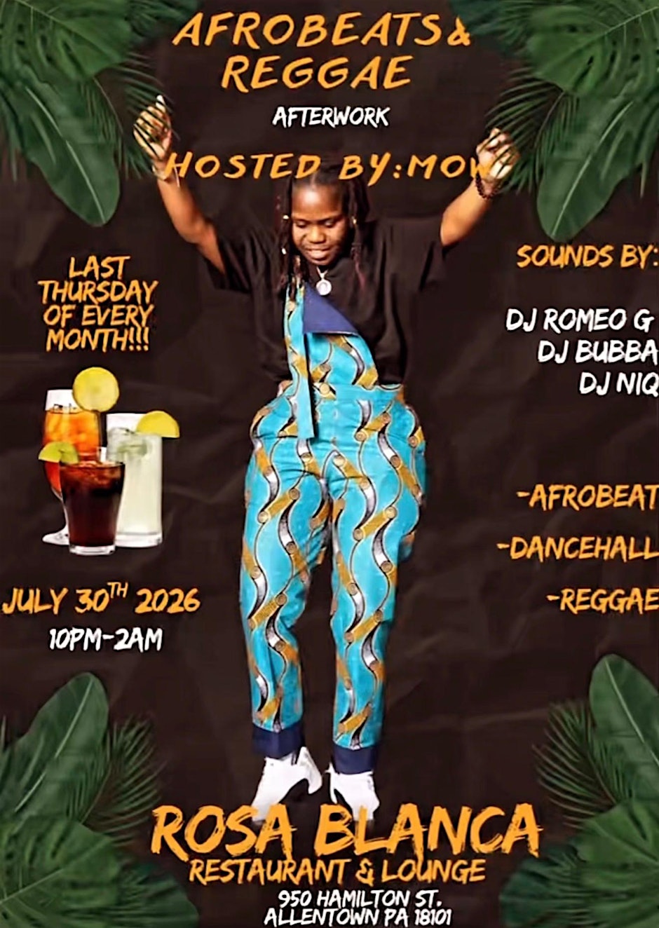 Afrobeats & Reggae After Work!