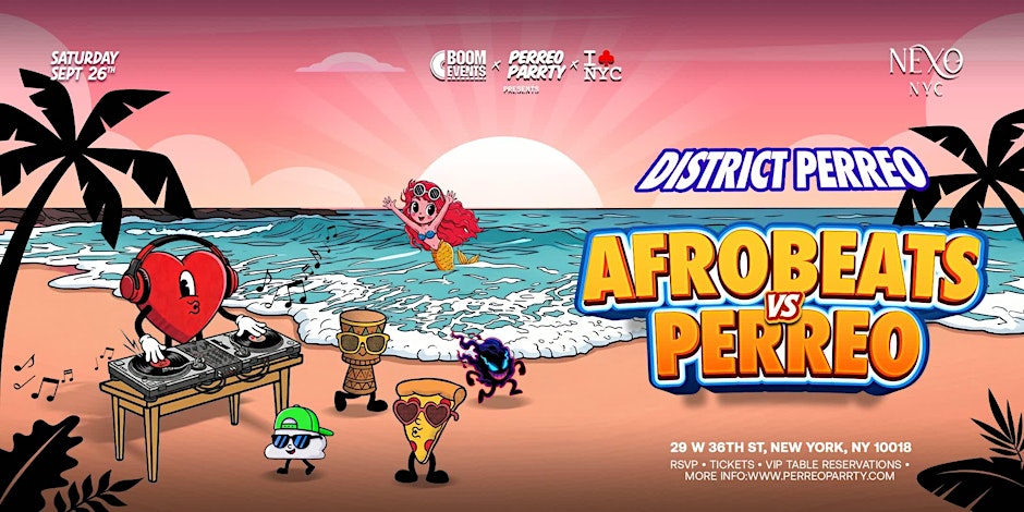 Afrobeats v Perreo Reggaeton Party at Nexo Nightclub