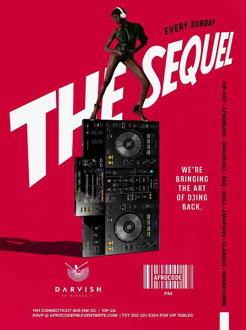 AFROCODE FM The Sequel | The DJ Series @ Darvish [SUNDAY NIGHT] Flyer