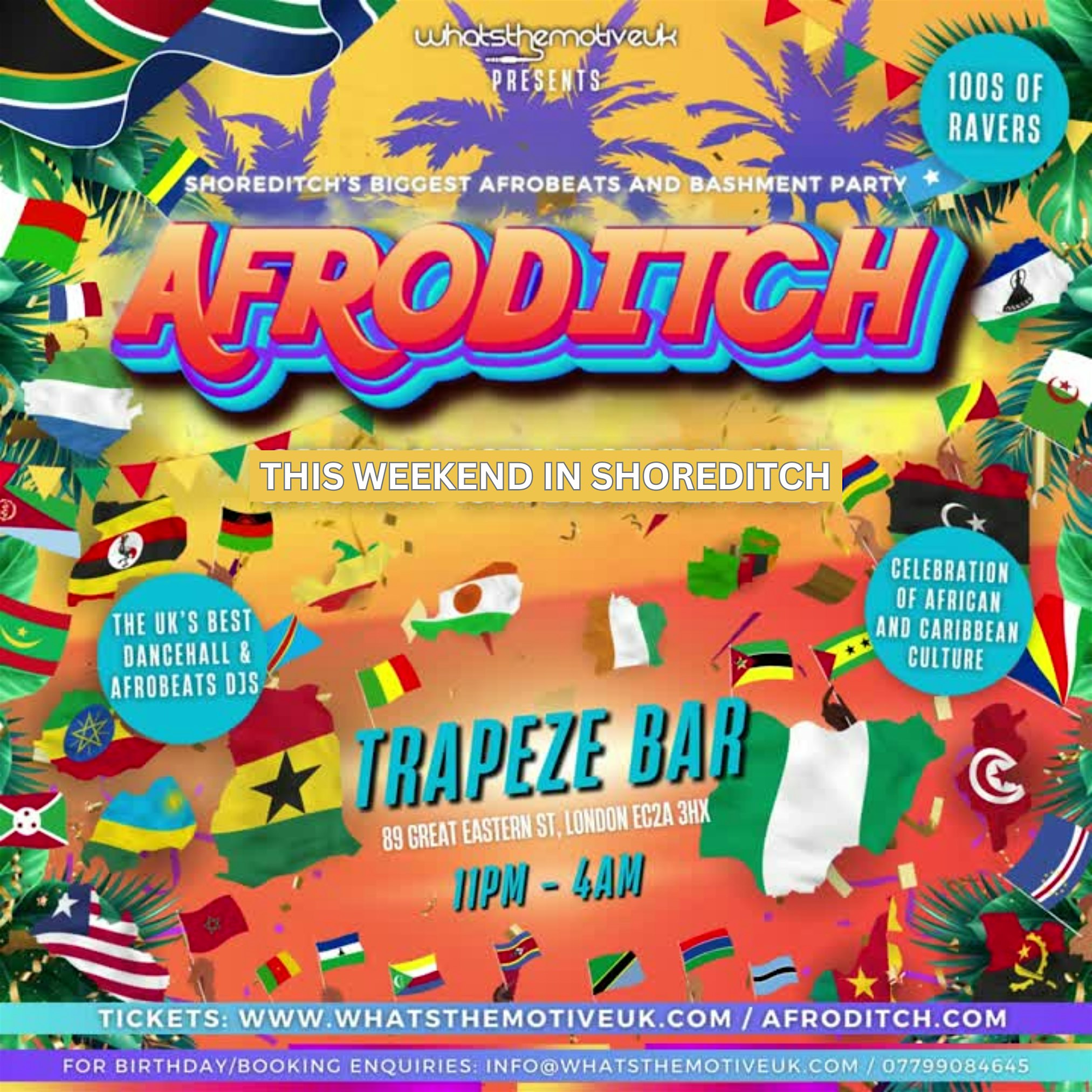 AFRODITCH - London's #1 Bashment & Afrobeats Party (FREE B4 12AM)