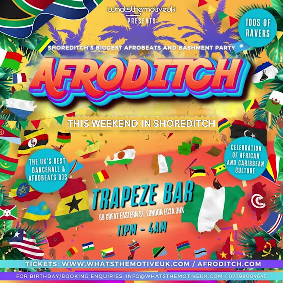 AFRODITCH - London's ´#1 Bashment & Afrobeats Party (FREE B4 12AM)
