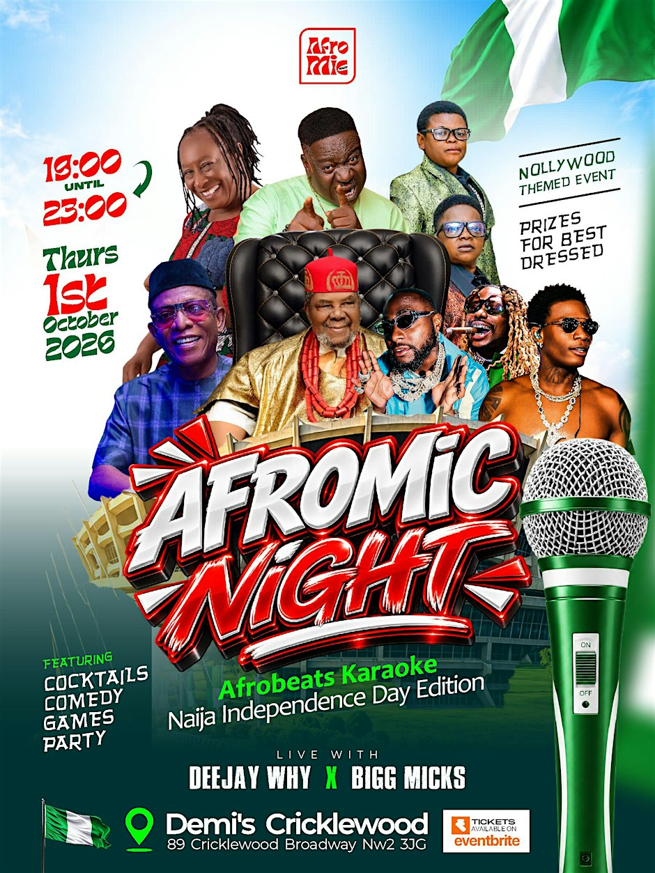 AfroMic Night - Afrobeat Karaoke | Nigerian Independence Day 2026 Edition