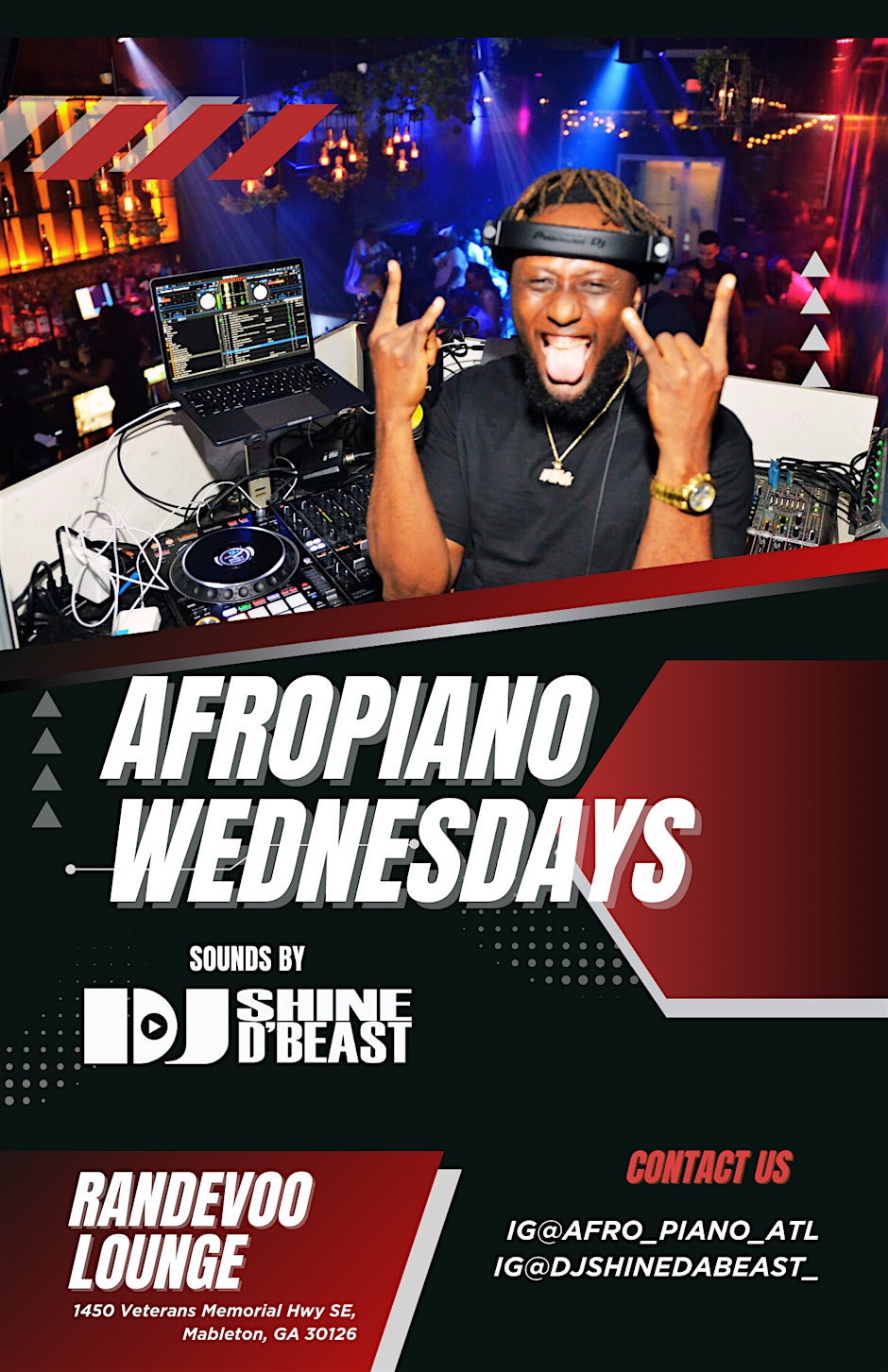 AfroPianoWednesdays ATL sounds by Dj Shine D'Beast